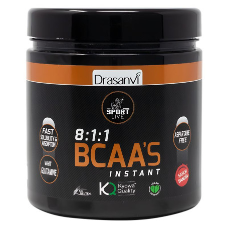 Bcaas + Glutamine Saveur Pastèque 275Gr Sport Live Drasanvi