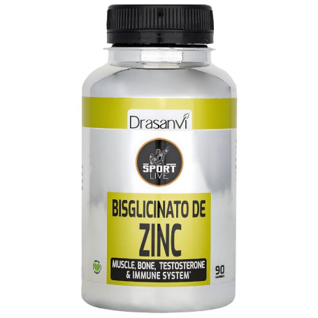 Bisglycinate de Zinc 90 Comprimés Sport Live Drasanvi