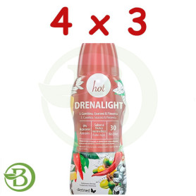 Pack 4x3 Drenalight Hot 600Ml Dietmed