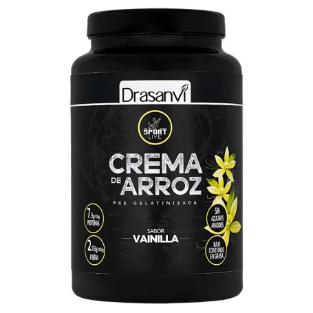 Crème de Riz Saveur Vanille 1 Kg Sport Live Drasanvi