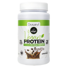 Protéine Vegan Saveur Cappuccino 600 Gr Sport Live Drasanvi