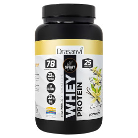 Concentré de Protéine de Whey Vanille 750G Sport Live Drasanvi