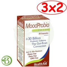 Pack 3x2 Moodprobio 30 Gélules Aide à la Santé