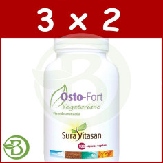 Pack 3x2 Osto-Fort Végétarien 180 Gélules Sura Vitasan