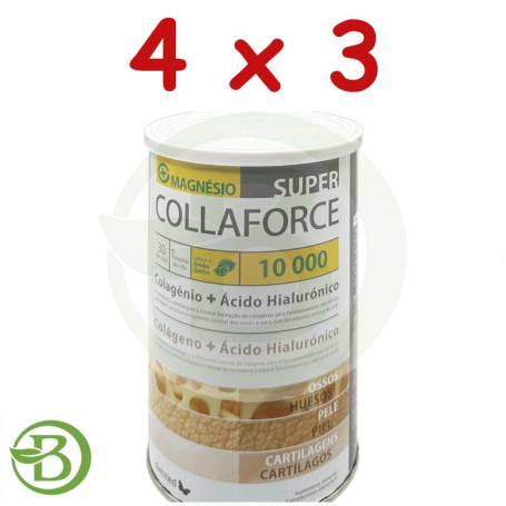 Pack 4x3 Super Collaforce 10.000 Magnesio (Limón) 450Gr Dietmed