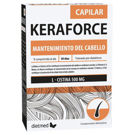 Keraforce Cheveux 30 Comprimés Dietmed