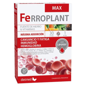 Ferroplant Max 30 Comprimés Dietmed