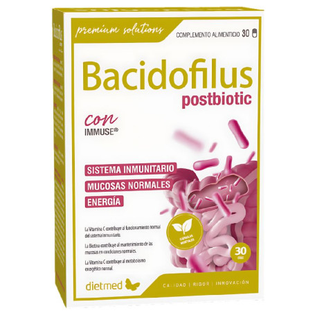 Bacidofilus Postbiotique 30 Gélules Dietmed