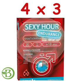 Pack 4x3 Sexy Hour Endurance 30 Cápsulas Dietmed