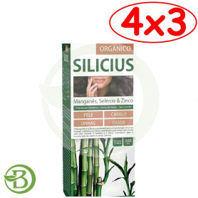 Pack 4x3 Silicius Orgánico Solución Oral 500 Ml Dietmed