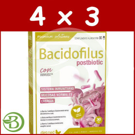 Pack 4x3 Bacidofilus Postbiotic 30 Cápsulas Dietmed