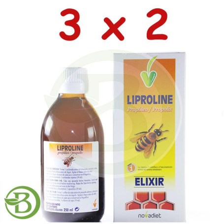 Pack 3x2 Liproline Elixir 250Ml. Nova Diet