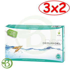 Pack 3x2 Depuradel 20 Ampollas Novadiet