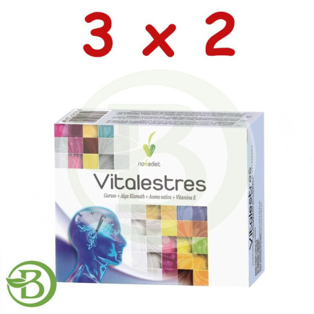 Pack 3x2 Vitalestres 60 Cápsulas Novadiet