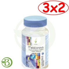 Pack 3x2 Melatonova 60 Capsules Nova Diet