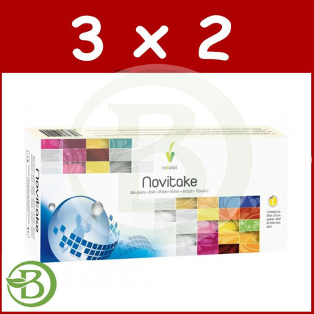 Pack 3x2 Novitake 20 ampollas Nova Diet