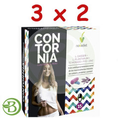 Pack 3x2 Contornia 15 Gélules Novadiet