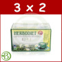 Pack 3x2 Herbodiet Eficacia Renal 20 Filtros Nova Diet