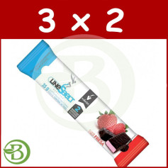 Pack 3x2 Ligne Sbelt Barre Fraise 35Gr. Novadiète