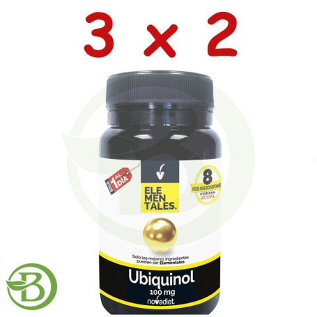 Pack 3x2 Ubiquinol 100Mg. 30 Cápsulas Nova Diet