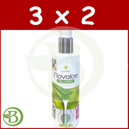 Pack 3x2 Novaloe Gel 250Ml. Nova Diet