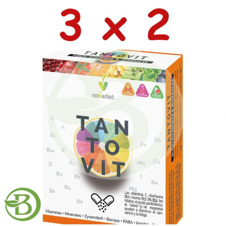 Pack 3x2 Tantovit 30 Comprimidos Nova Diet