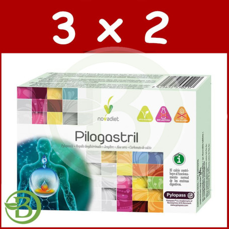 Pack 3x2 Pilogastril 30 Comprimidos Nova Diet