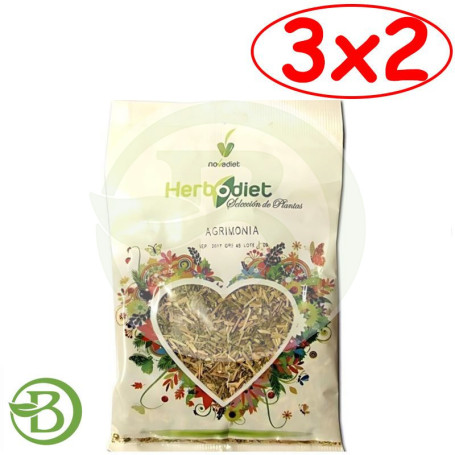 Pack 3x2 Agrimonia Hojas 45 Gr Nova Diet