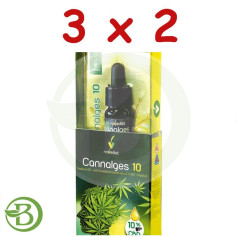 Pack 3x2 Cannalges Aceite Cbd 10 10Ml Nova Diet