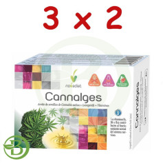 Pack 3x2 Cannalges 30 Gélules Nova Diet