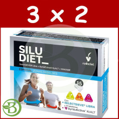 Pack 3x2 Siludiet 15 Gélules Végétales Nova Diet