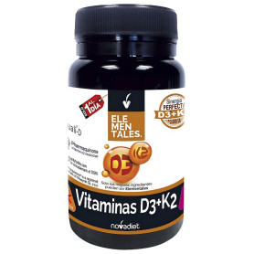 Vitamines D3+K2 60 Gélules Nova Diet