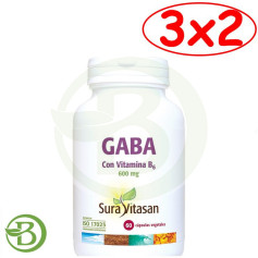 Pack 3x2 Gaba 60 Gélules Sura Vitasan