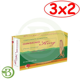 Pack 3x2 Ginseng King Golden Green 30 Cápsulas