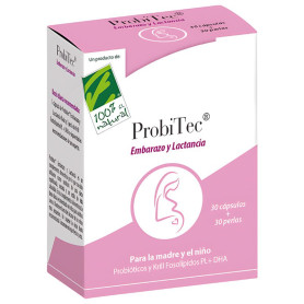 Probitec® Grossesse et Allaitement (30 Caps + 30 Perles) 100% Naturel