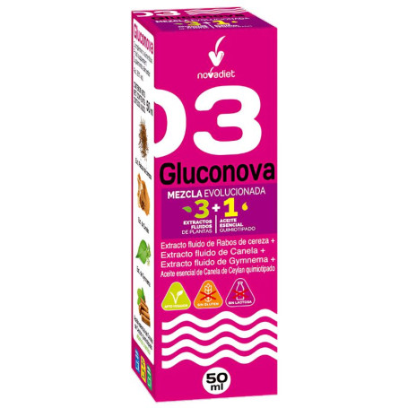 Gluconova + Huile Essentielle De Cannelle 50 Ml Nova Diet