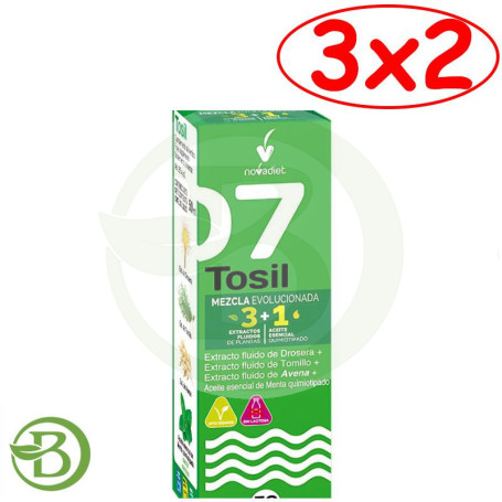 Pack 3x2 Tosil + Aceite Esencial De Menta 50 Ml Nova Diet