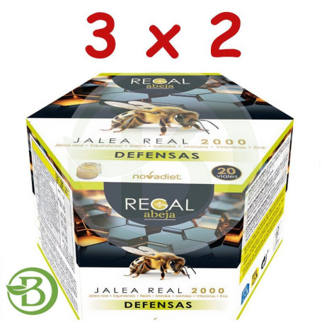 Pack 3x2 Regal Abeja Defensas 20 Viales Nova Diet