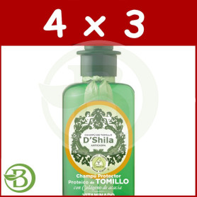 Pack 4x3 Champú de Tomillo Shila