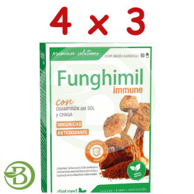 Pack 4x3 Funghimil Inmune 60 Cápsulas Dietmed