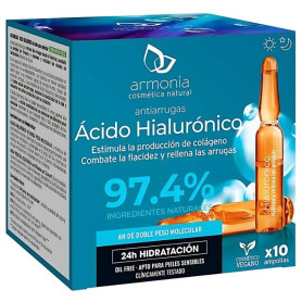 Ampoules faciales à dose unique Ac. Hyalur. Anti-rides 10 pièces Harmonie