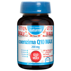 Coenzyme Q10 Max 200Mg 30 Gélules Naturmil