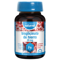 Bisglycinate de Fer 20Mg 90 Comprimés Naturmil