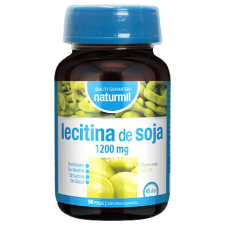 Lécithine de Soja 1200Mg 90 Perles Naturmil