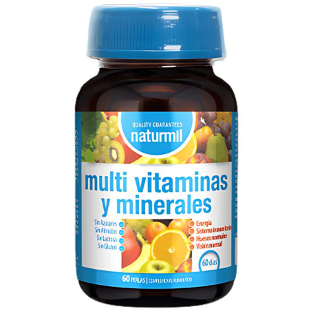 Multivitamines &amp; Minéraux 60 Perles Naturmil