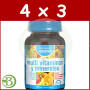 Pack 4x3 Multivitaminas & Minerales 60 Perlas Naturmil