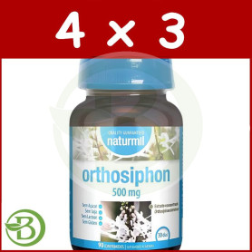 Pack 4x3 Ortosifón 500Mg 90 Comprimidos Naturmil