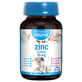 Picolinate de Zinc 20Mg 60 Comprimés Naturmil