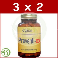 Pack 3x2 Preventi-OX 60 Gélules Zeus