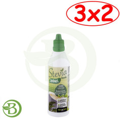 Pack 3x2 Stevia Liquida 90Ml. Santiveri